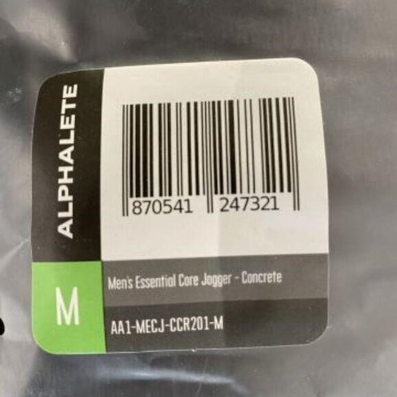 NEW Alphalete Men's CORE JOGGER Concrete - Picture 12 of 12